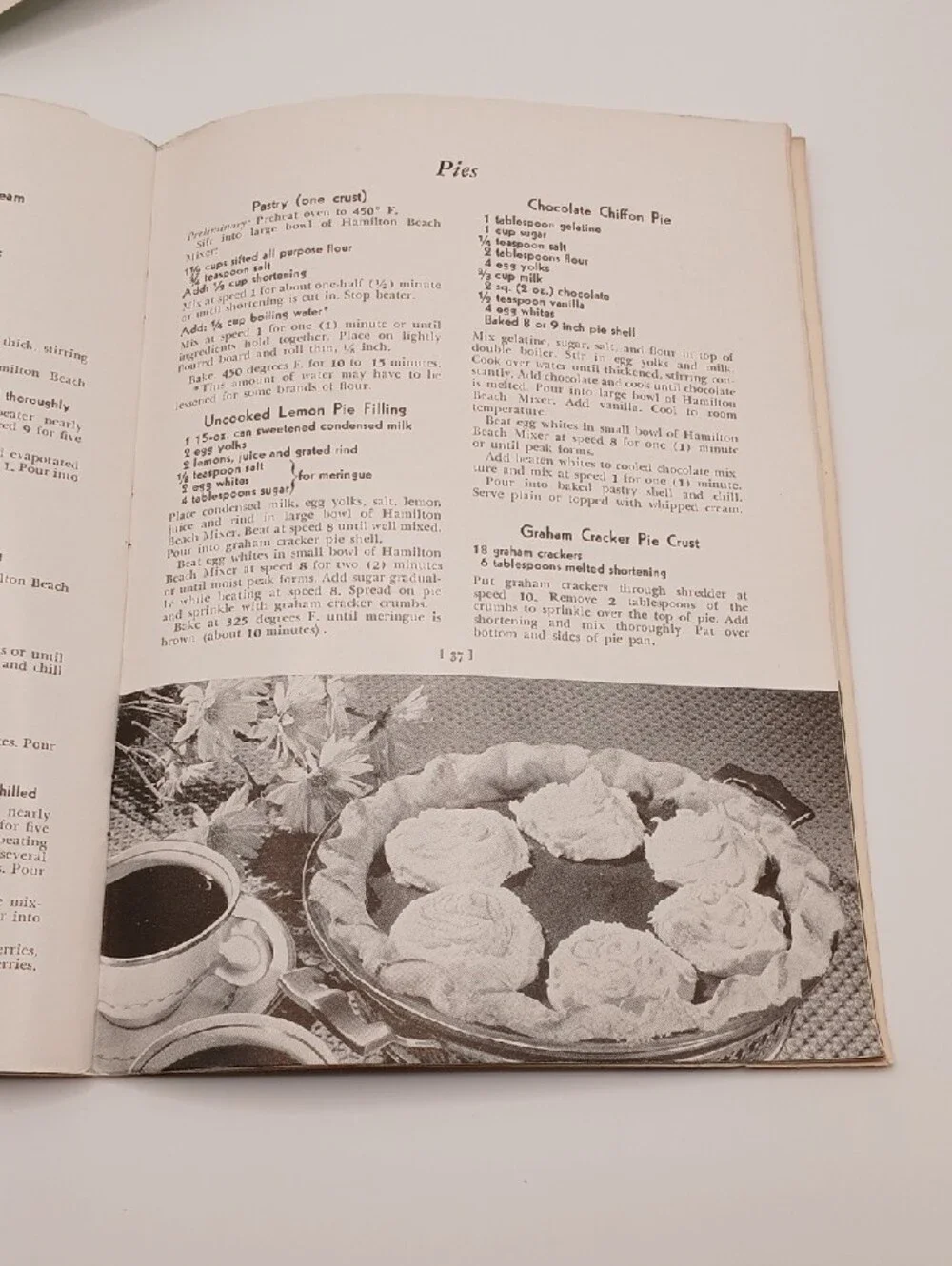 1948 Hamilton Beach Food Mixer Instruction & Recipes Booklet